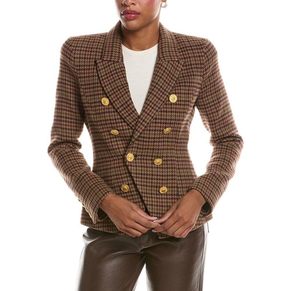 L’Agence Womens  Bethany Structured Blazer